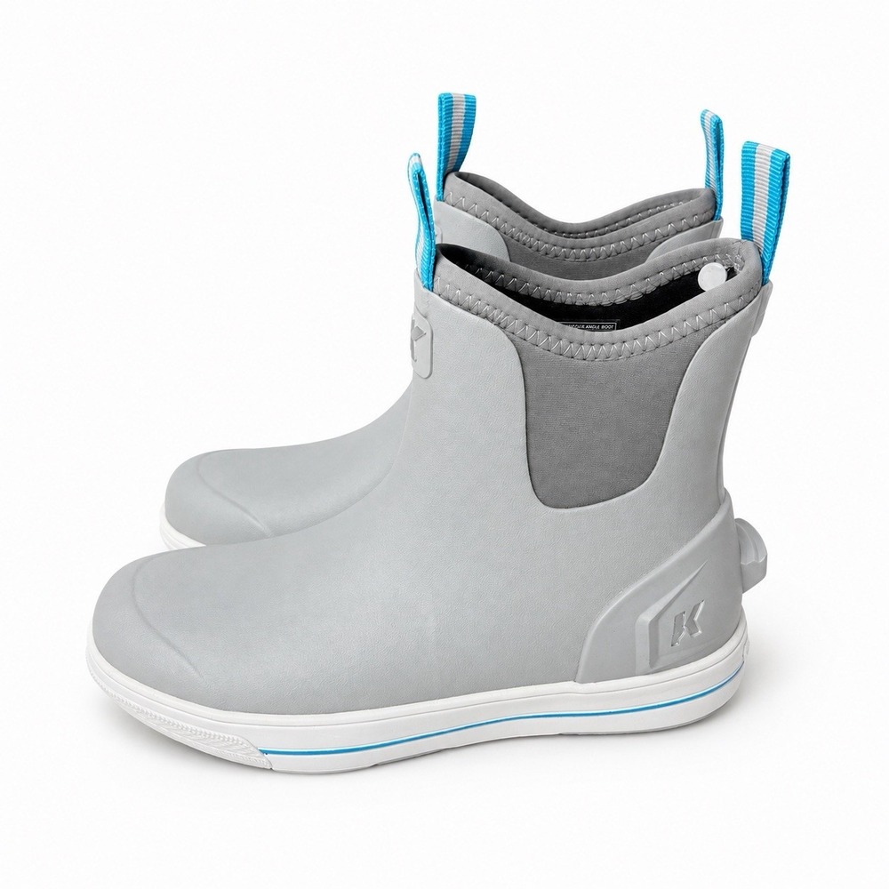 Korkers Neo Flex Women's Size 7 Gray Waterproof Ankle Deck Fishing Boots New